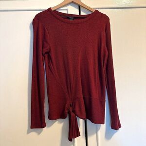 Vera Wang Burgundy Sweater